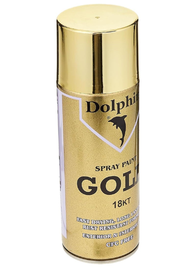 دولفين بخاخ طلاء دولفين 280 غرام (ذهب عيار 18 قيراط) - Image 2